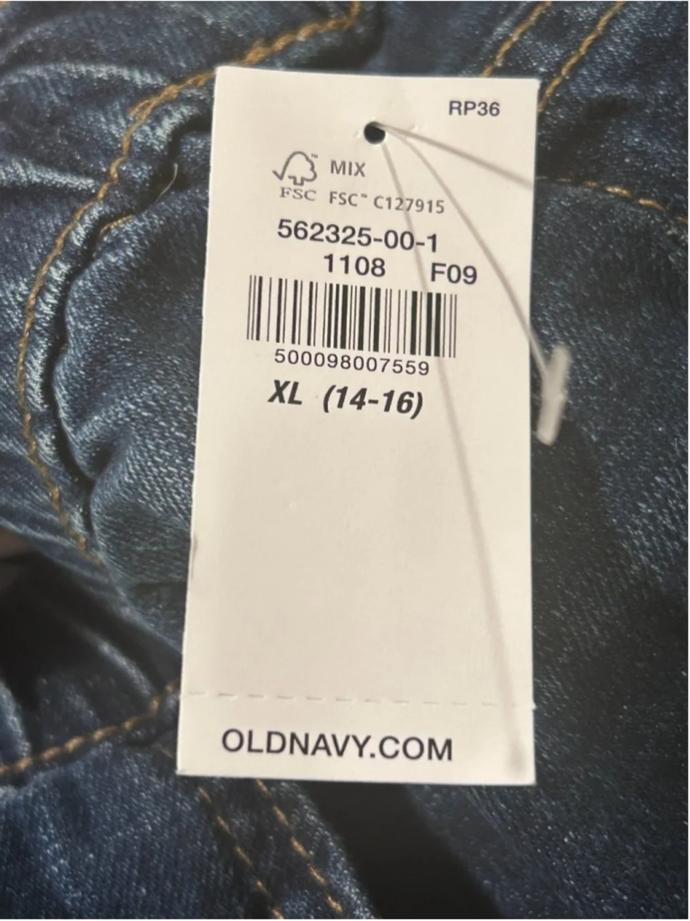 Old Navy Boys XL 14-16 Slim Built-In Tough Denim Shorts 360 Stretch New With